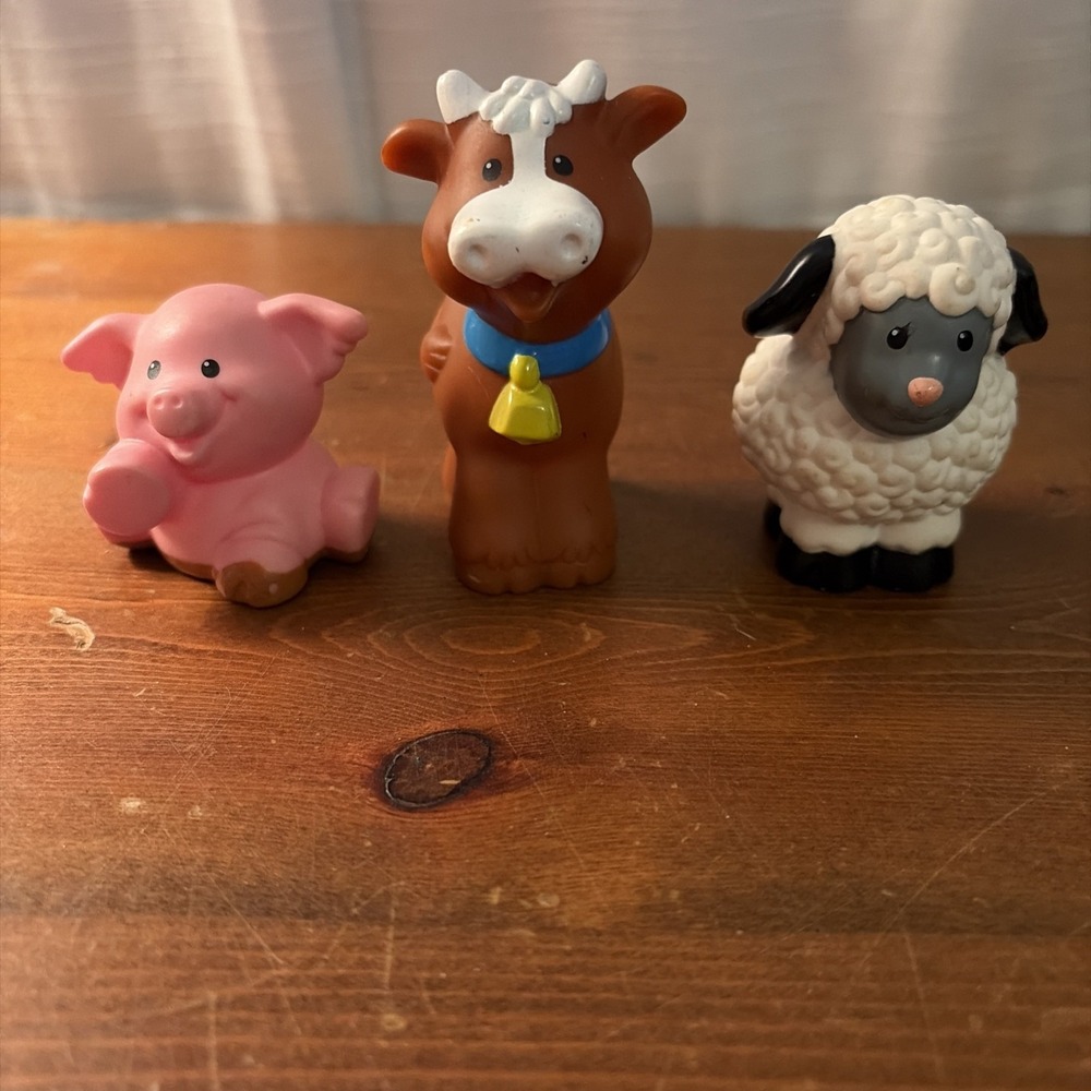 LITTLE PEOPLE FARM ANIMALS PIG COW SHEEP